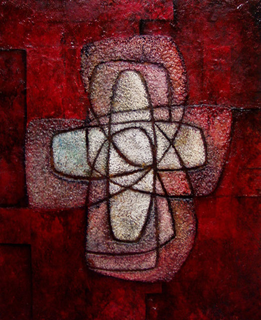 Sostenido en tu gracia II. Obra de Antonio Soto