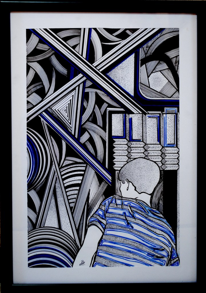 Insomnio. Ilustración: Bren Liliane (Brenda García). Copyrighted. All right reserved. 